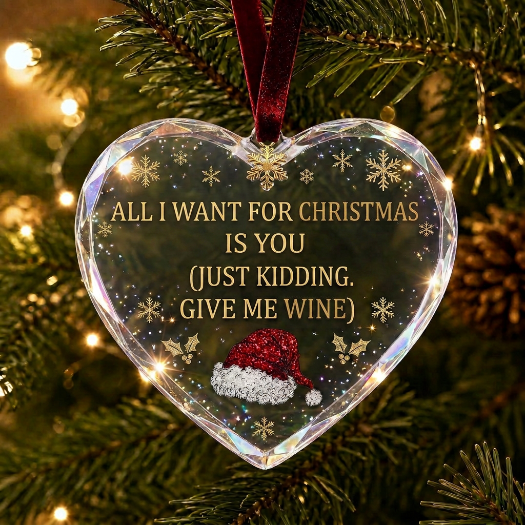 🎄 Fun Heart Christmas Ornaments — Hang Some Attitude On Your Tree 💅