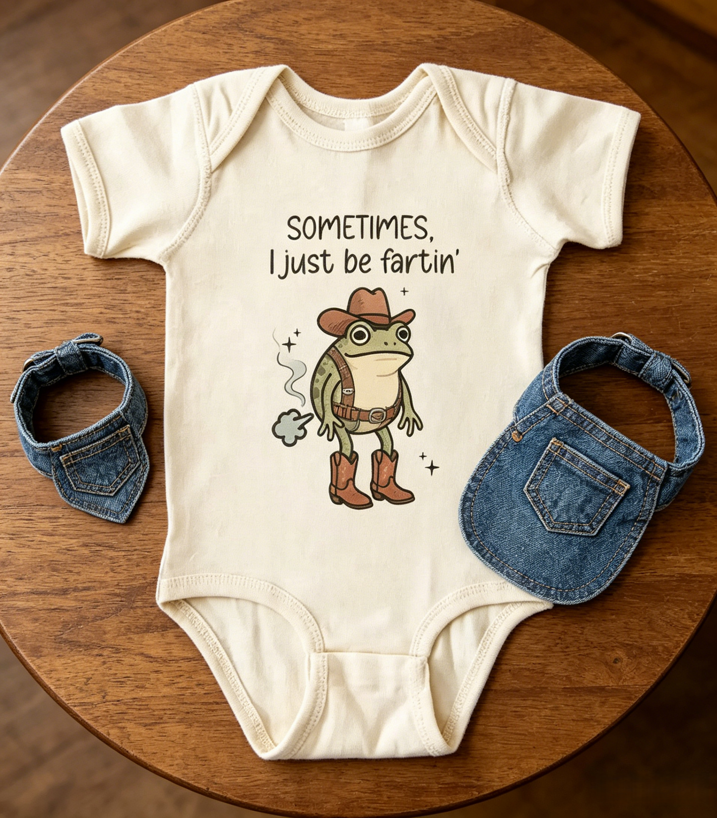🔥Hot Sale 49% off🌟Sometimes I Just Be Fartin' Onesie, Funny Baby Onesie