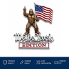 🔥Summer Hot Sale👣BigFoot We The People Patriot Flag Edition Car Emblem Metal Decorative Badge