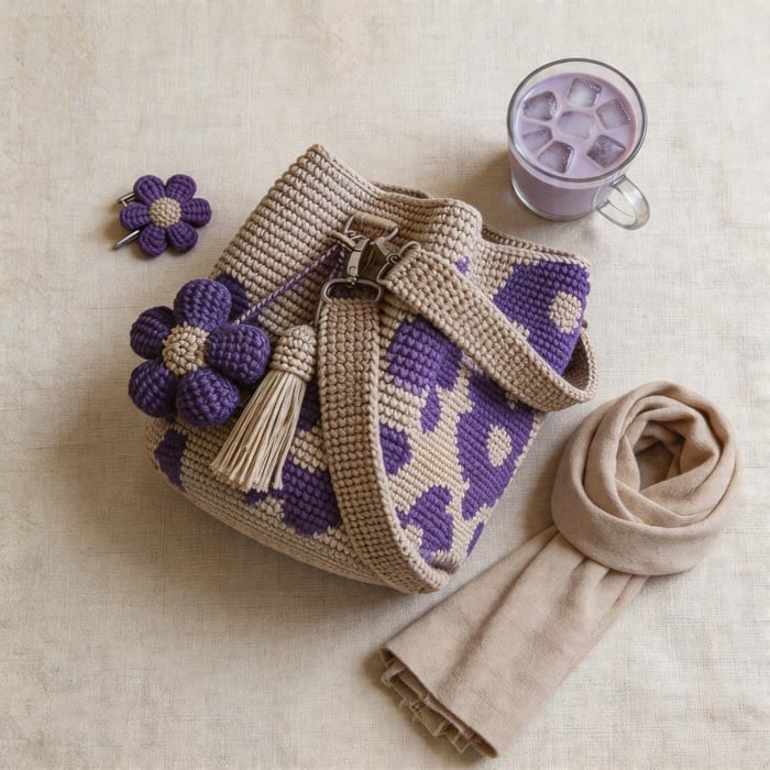 🔥Mother's Day Coming Soon: 49% OFF-Handmade Crochet Flower Tote 🌼✨