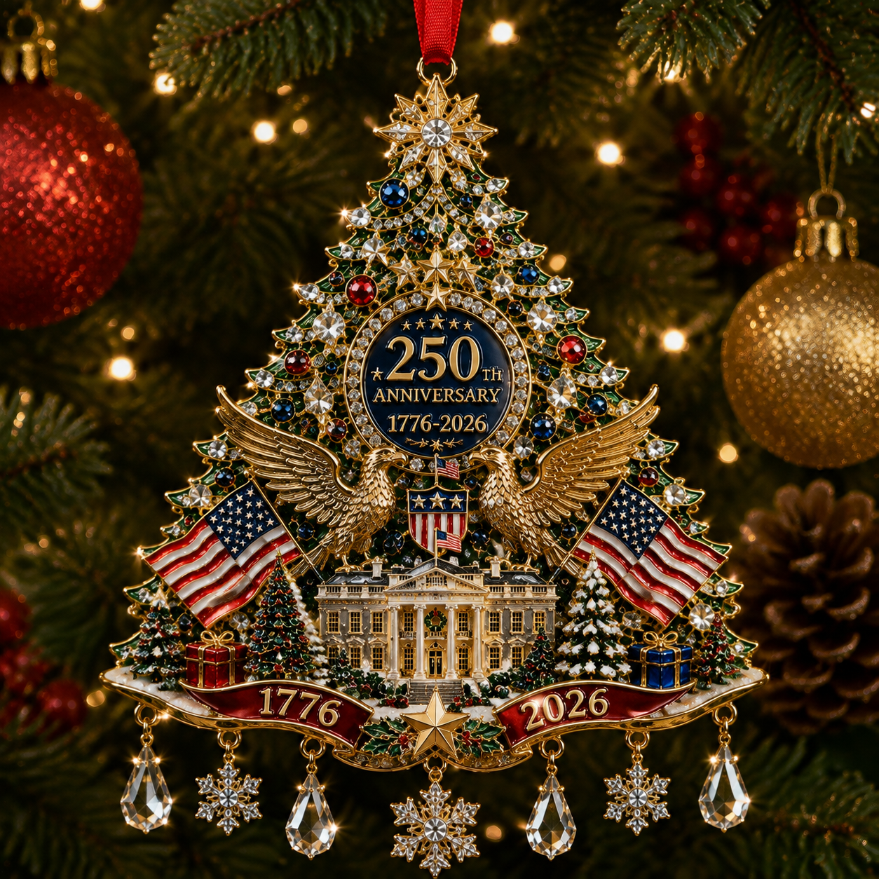 🔥🔥🔥Sparkling Christmas Tree Ornament