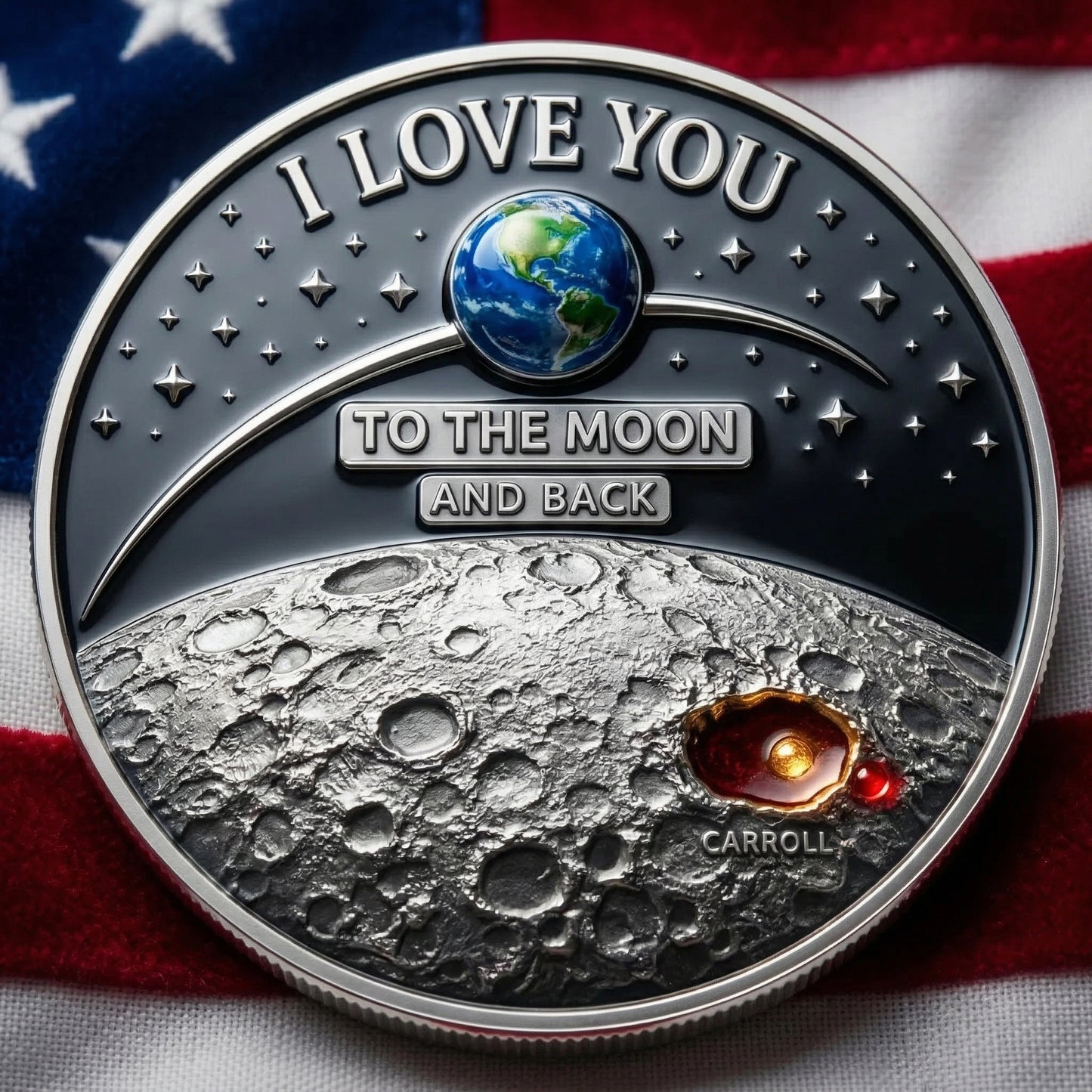 Forever In Orbit Memorial Challenge Coin