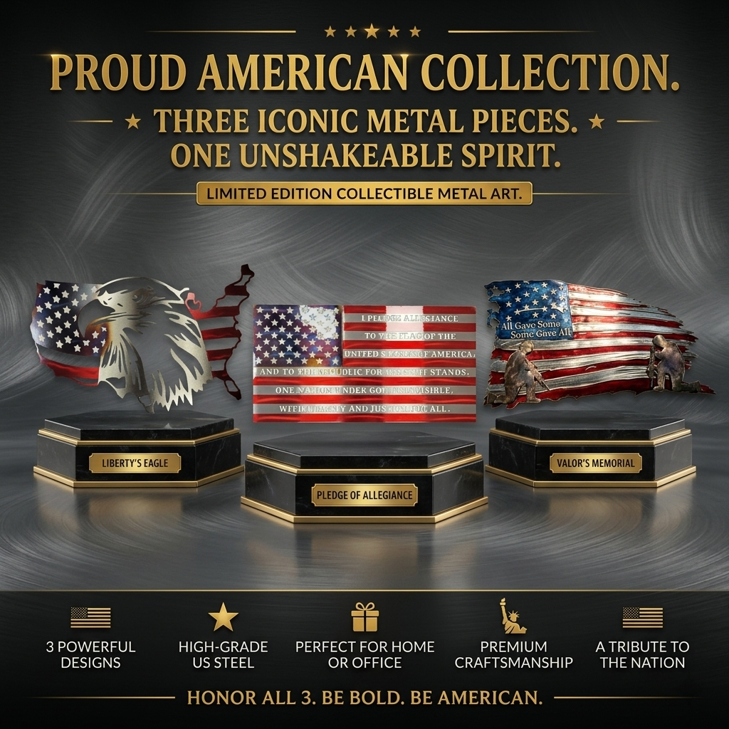 🔥Hot Sale 49% Off - Land of the Free Patriotic Wall Art Collection