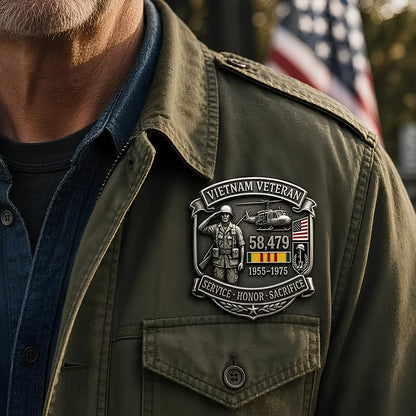 Vietnam Veteran Commemorative Pin Brooch