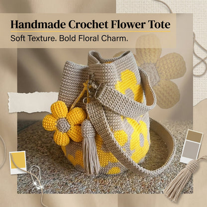 🔥Mother's Day Coming Soon: 49% OFF-Handmade Crochet Flower Tote 🌼✨