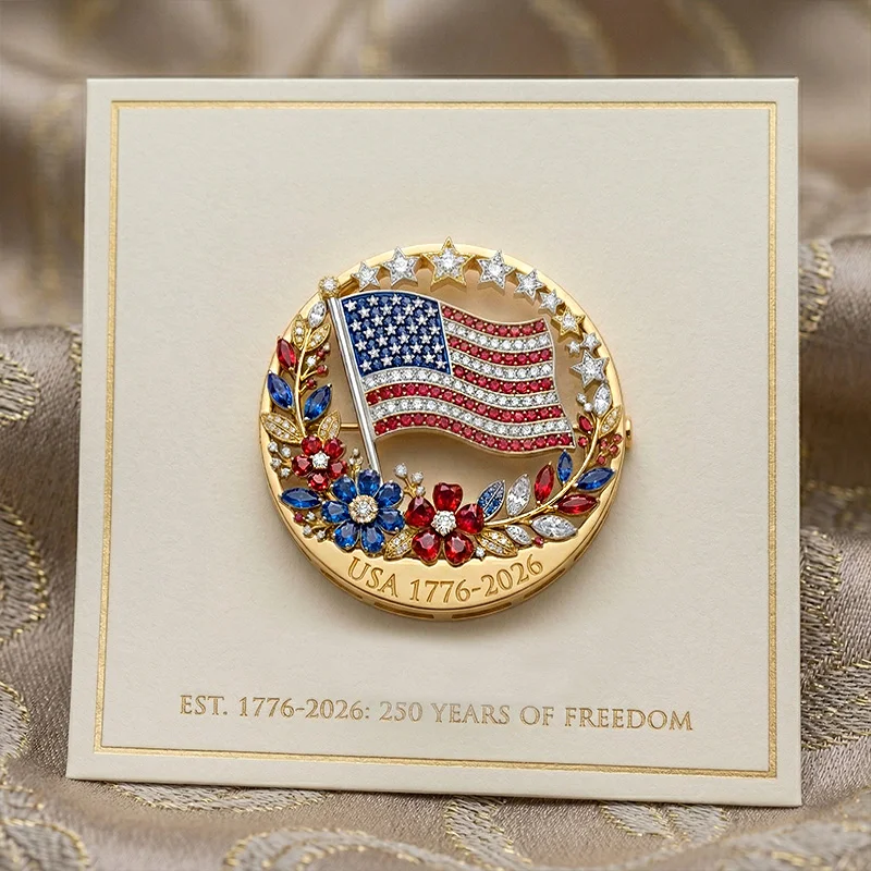 🔥Last Day 49% OFF-US 250th Anniversary Enamel Brooch Pin