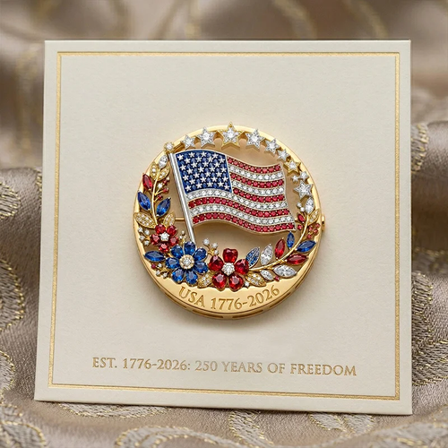 🔥Last Day 49% OFF-US 250th Anniversary Enamel Brooch Pin