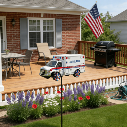 🏆Last Day Promo: 49% OFF 🎖️Ambulance Garden Wind Spinner Limited Edition