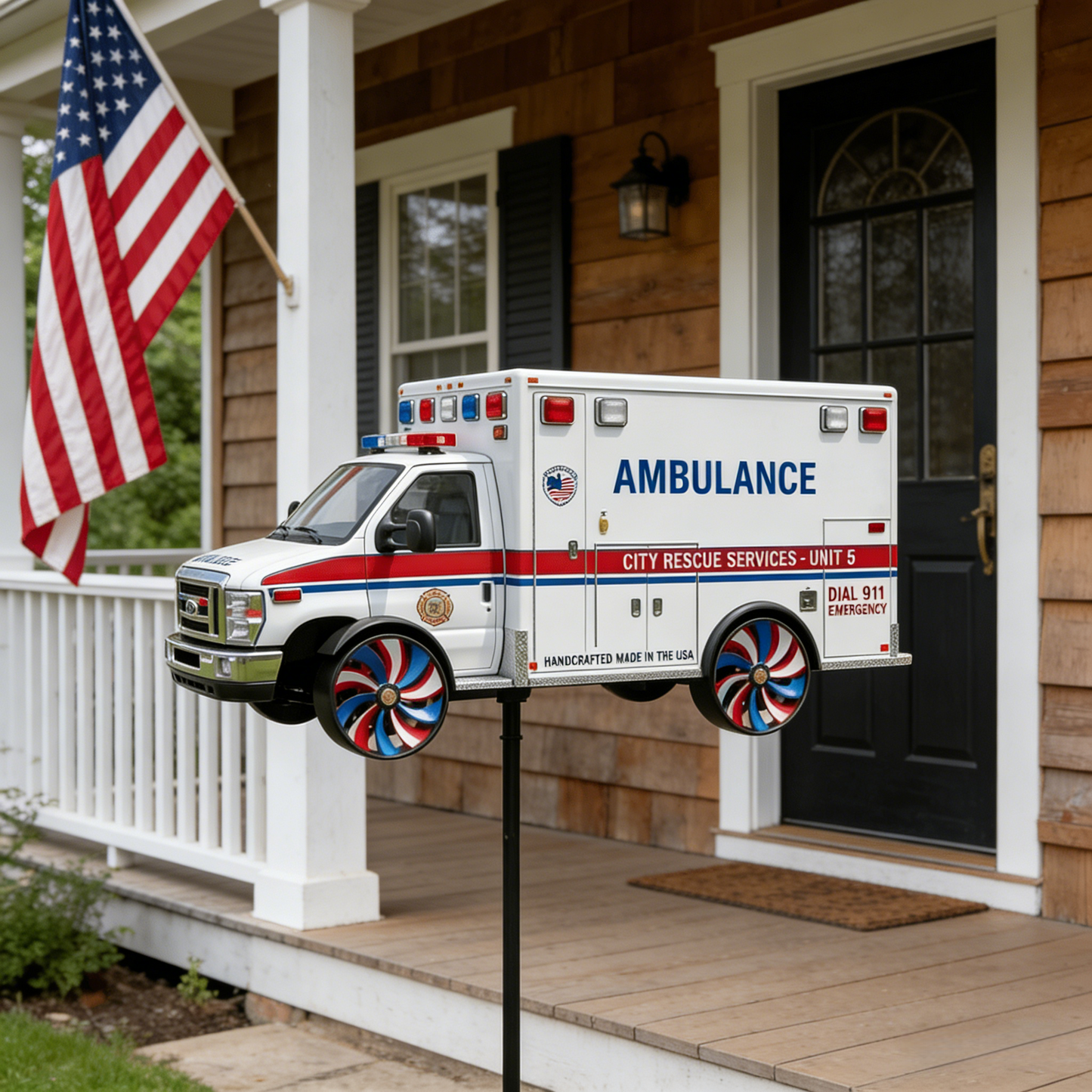 🏆Last Day Promo: 49% OFF 🎖️Ambulance Garden Wind Spinner Limited Edition