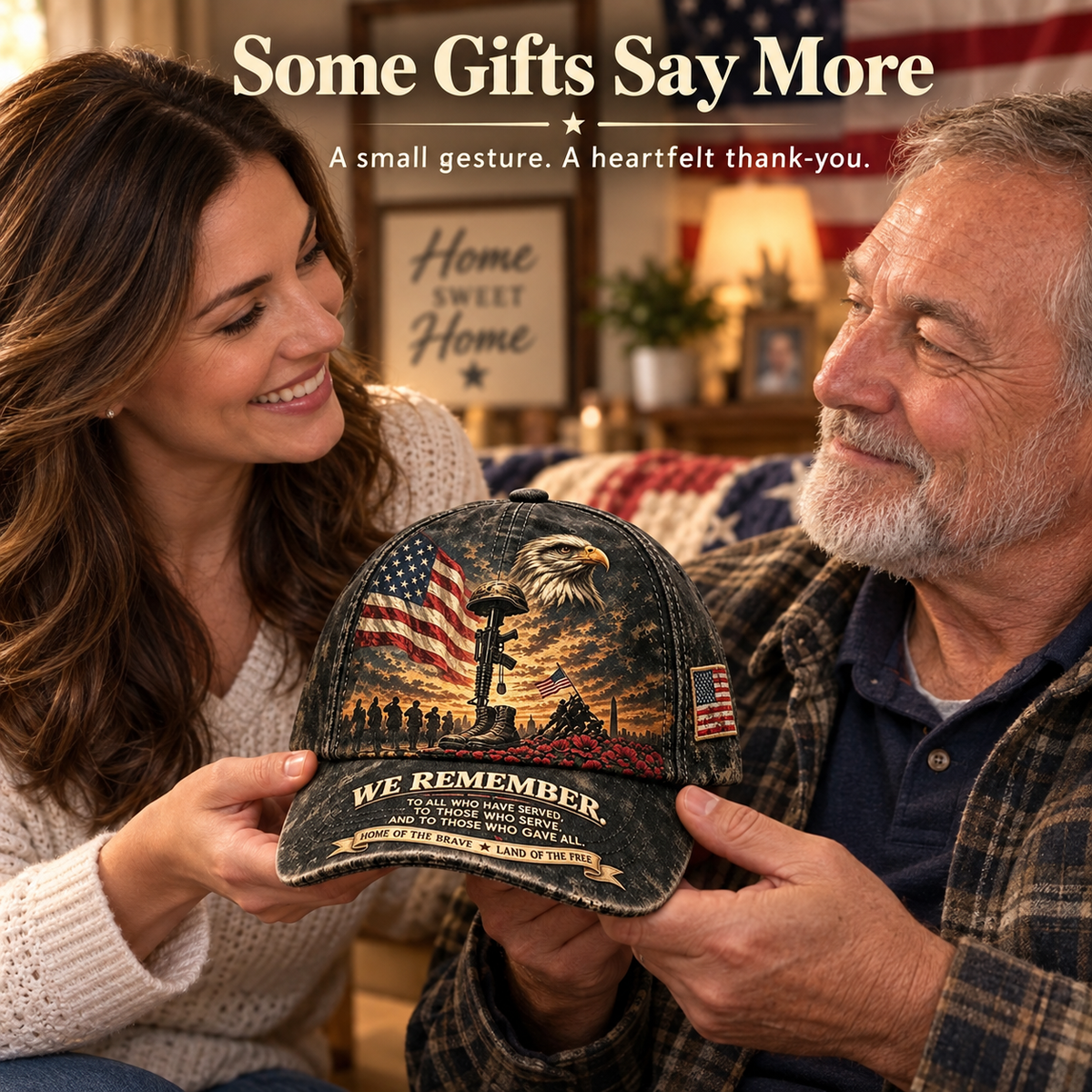 🇺🇸 "We Remember" Vintage Patriotic Baseball Cap | Honor Our Heroes 🦅