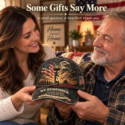 🇺🇸 "We Remember" Vintage Patriotic Baseball Cap | Honor Our Heroes 🦅
