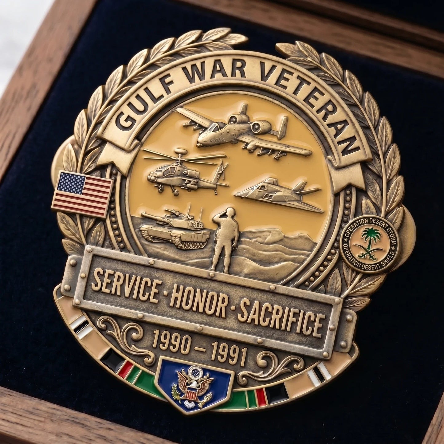 🇺🇸 Last Day Promo: 50% OFF 🎖️ - Gulf War Veteran Tribute Enamel Pin