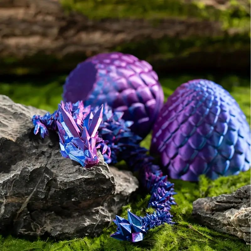 🔥Last Day Promotion-70% OFF 💥🐉3D-Printed Articulated Crystal Dragon