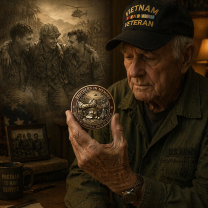 Vietnam Brothers Forever Commemorative Metal Medal