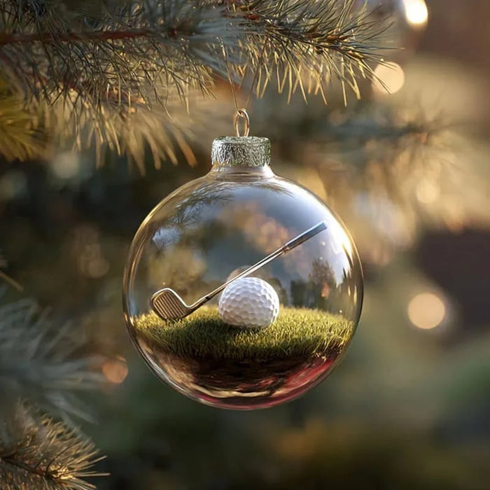 Golf Christmas ornament