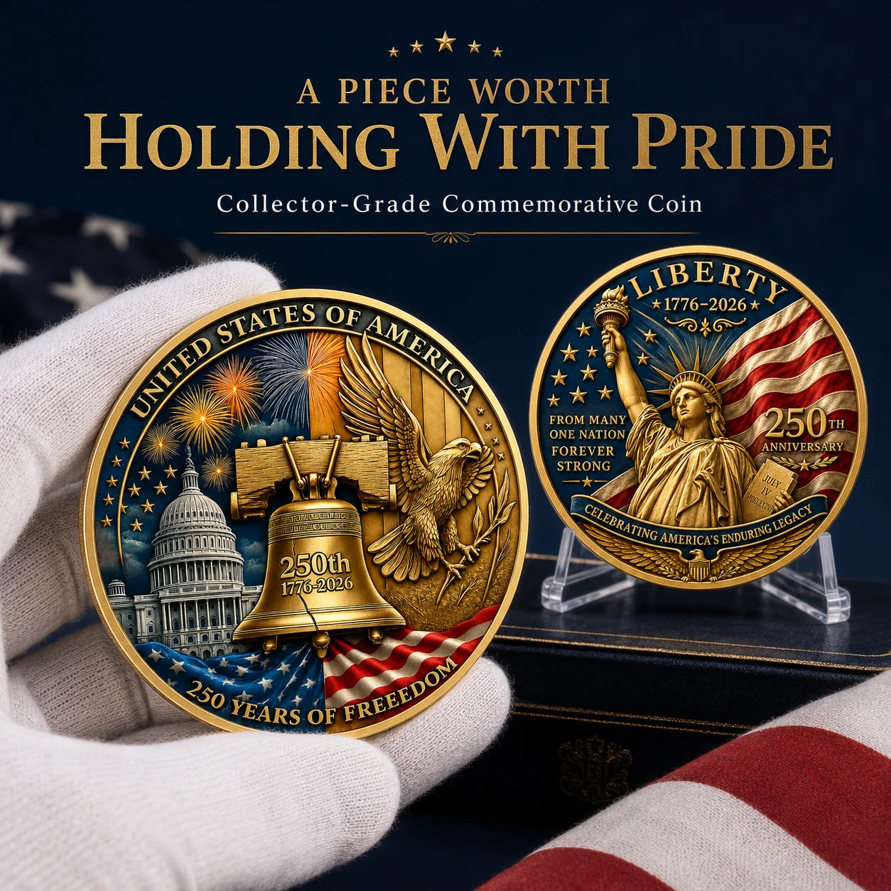 🏆Flash Sale 50% OFF-Commemorative 250th Anniversary U.S.Coins