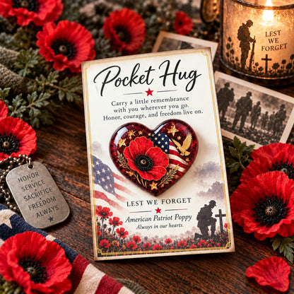 🔥Hot Sale🔥 - 🌺 Pocket Hug™ Remembrance - A Little Keepsake of Love, Honor & Memories