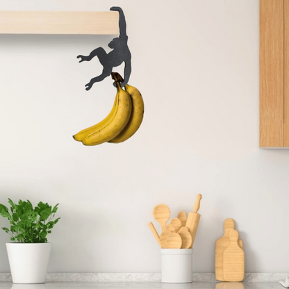 🐵🍌 Monkey Hanger Hooks – 3-Pack Space- Saving Utility Hooks