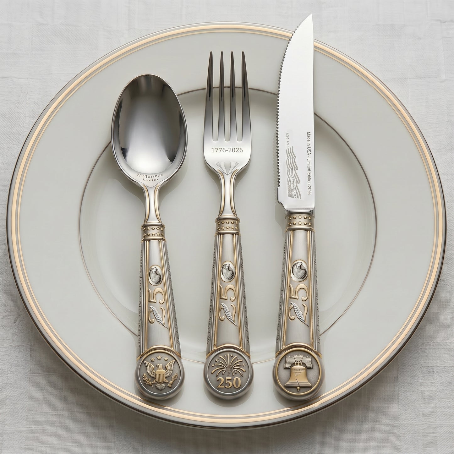 1776-2026 | United States of America 250th Anniversary Commemorative Flatware Collection
