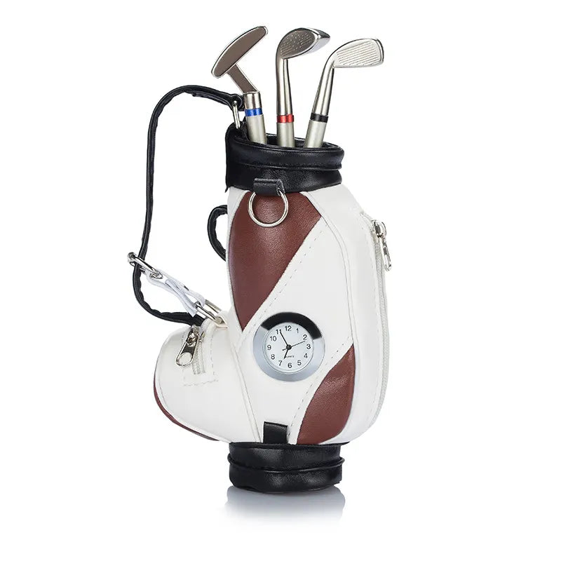 ⛳Golf Pen Holder + 3-Pen Set🏌️‍♂️Elevate Your Office Desk – A Hole-in-One for Style & Function