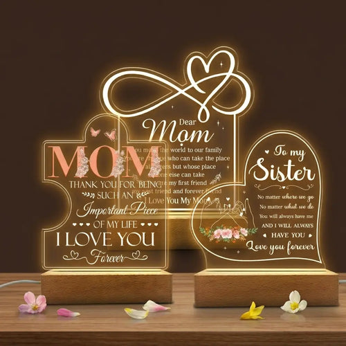 Mother's Day Acrylic Night Light