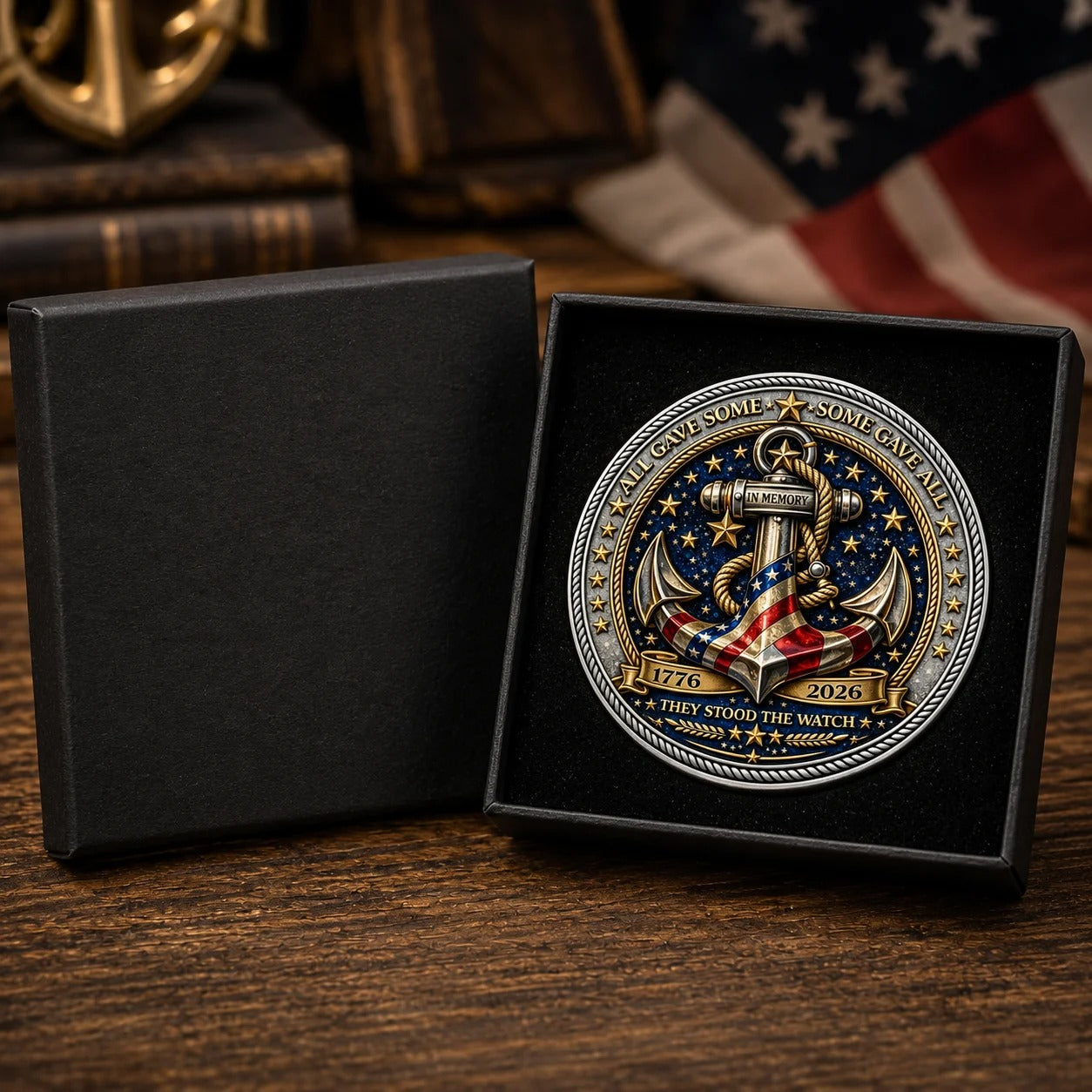 US Military Challenge Coin | Enamel Commemorative Veteran Gift & Collection