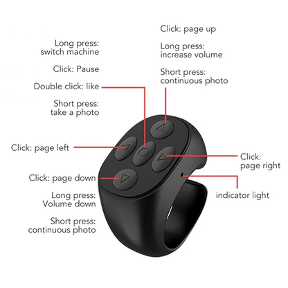 🔥Last Day Promotion-60% OFF💥Fingertip Wireless Bluetooth Remote Control