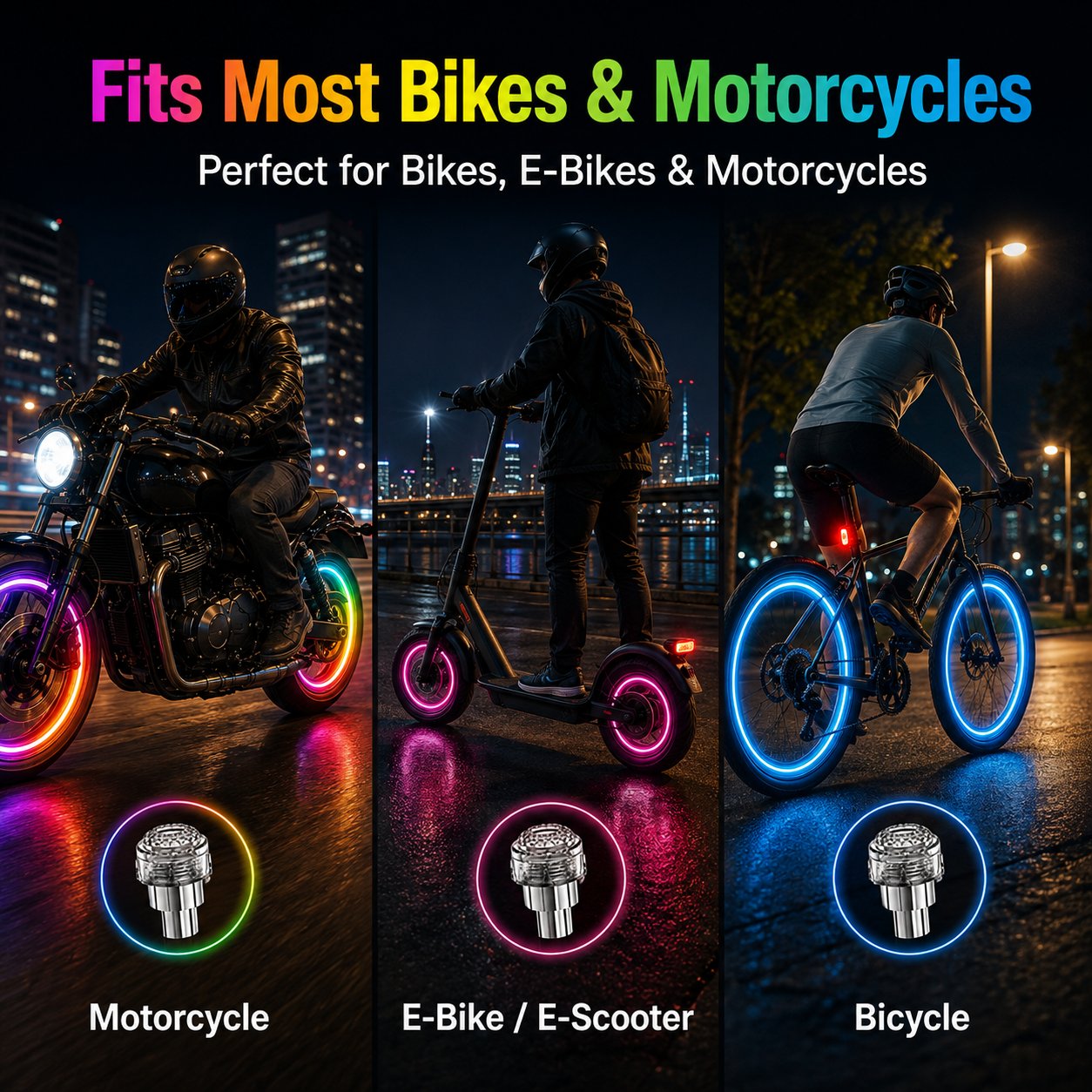 LED Tire Valve Stem Lights