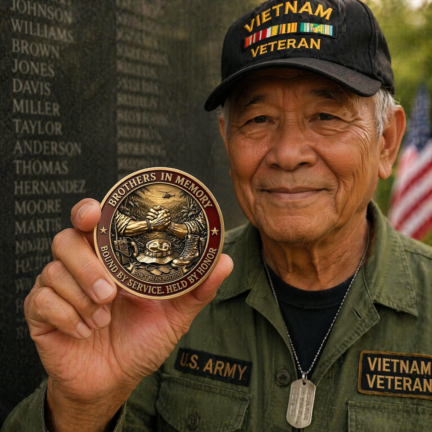Vietnam Brothers Forever Commemorative Metal Medal