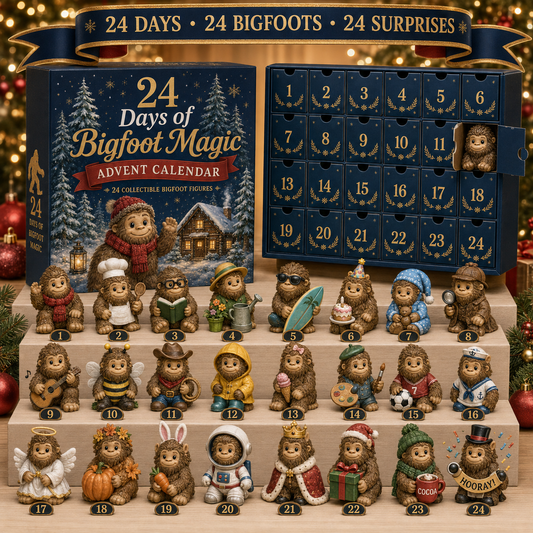 24 Days of Bigfoot Magic Advent Calendar – 24 Collectible Sasquatch Christmas Surprises