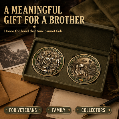Vietnam Brothers Forever Commemorative Metal Medal
