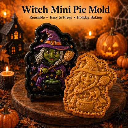 🎃 Halloween Mini Pie Mold Collection | Reusable Embossed Molds for Shaping Detailed Pumpkin, Ghost, Reindeer, Tree & Holiday Pies 🥧✨