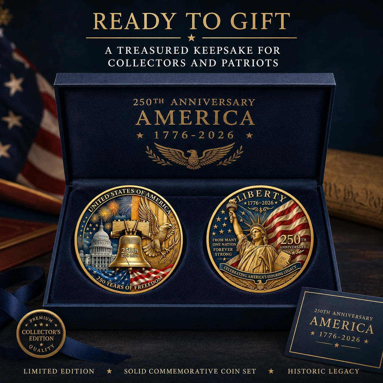 🏆Flash Sale 50% OFF-Commemorative 250th Anniversary U.S.Coins