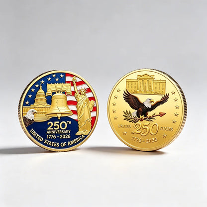 🔥LAST DAY 50% OFF✨9PCS USA 250th Anniversary Commemorative Coin Gift Set