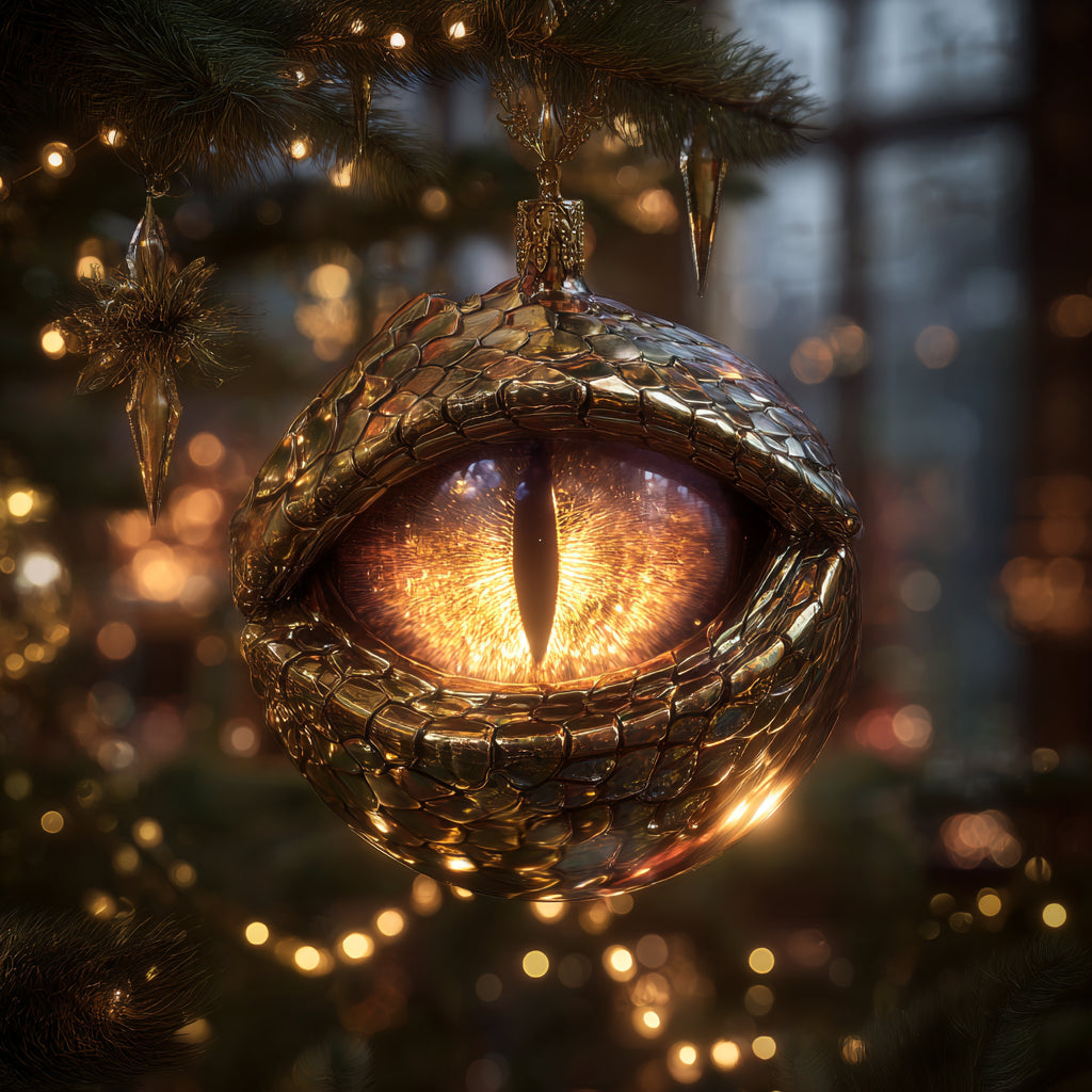 🎄✨ Dragon Eye Christmas Ornament