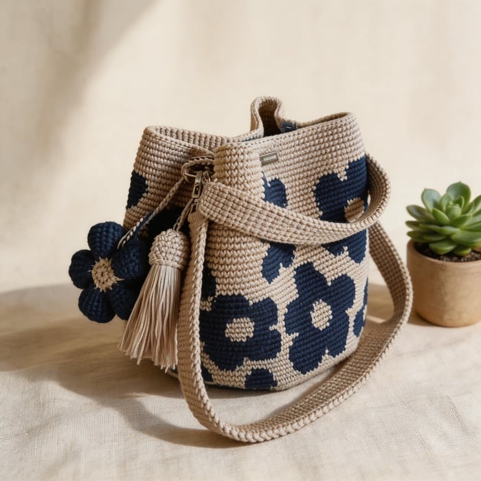 🔥Mother's Day Coming Soon: 49% OFF-Handmade Crochet Flower Tote 🌼✨