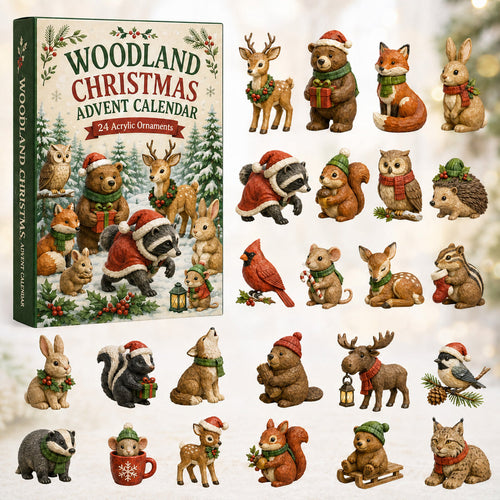 Woodland Merry Land Advent Calendar 2026 - 24-Day Festive Countdown