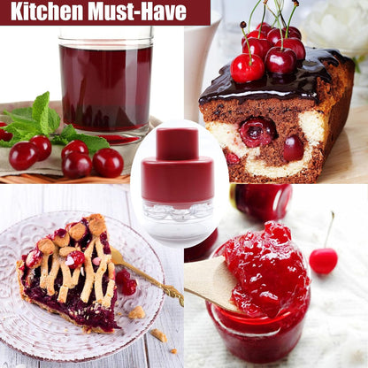 🍒 Efficient 7-Hole Cherry Pitter Tool