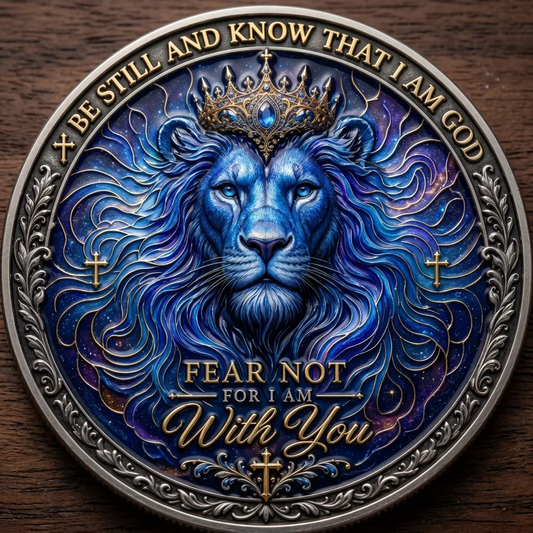 🔥Hot Sale 49% OFF🌟Fear Not Lion of Faith Coin