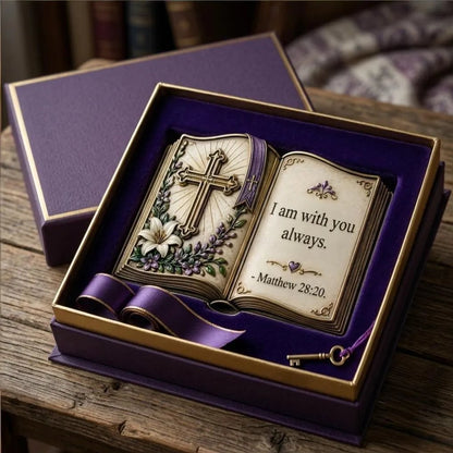 ✝️Open Bible Pocket Hug – Faith You Can Carry With You