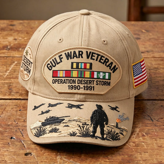 🎁🇺🇸 Last Day Promo: 50% OFF 🎖️ - Gulf War Veteran Tribute Cap