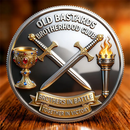 ⚔️Last Day 49% OFF - Crusader Brotherhood Challenge Coin