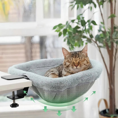 🔥Buy 1 Free Shipping🔥Desktop Cat Hammock — The Ultimate Feline Retreat for Your Workspace