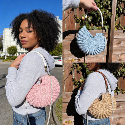 💝Mother's Day Coming Soon: 49% OFF💥 - Crochet Shell Bag(100% Handmade)🐚