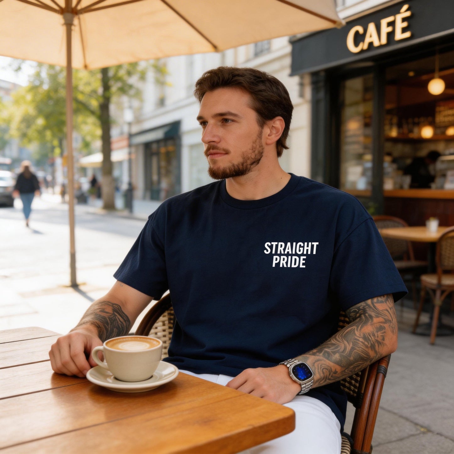 🏆Last Day Promo: 67% OFF 👕😄 Straight Pride Graphic Tee – Funny Unisex Cotton T-Shirt
