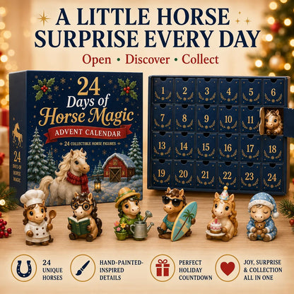 ⏰Limited Stock 50% OFF - 🎄 🐴2026 Horse Advent Calendar | 24 Days of Horse Magic🎁(📦Buy 2 Free Shipping)