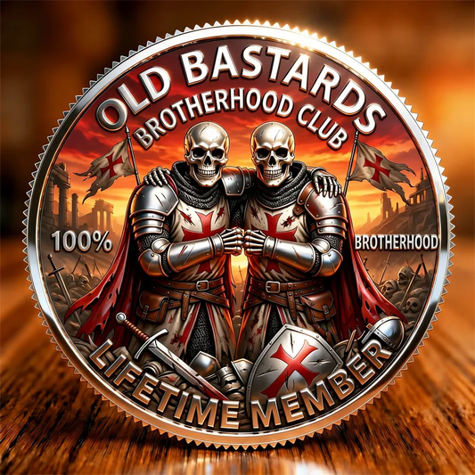 ⚔️Last Day 49% OFF - Crusader Brotherhood Challenge Coin