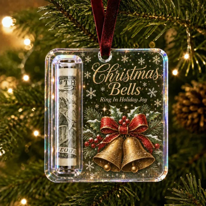 🔥LAST DAY 50% OFF - 🎄Christmas Cash Gift Ornament- Make Cash Feel Like A Real Christmas Gift💵