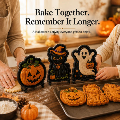 🎃 Halloween Mini Pie Mold Collection | Reusable Embossed Molds for Shaping Detailed Pumpkin, Ghost, Reindeer, Tree & Holiday Pies 🥧✨