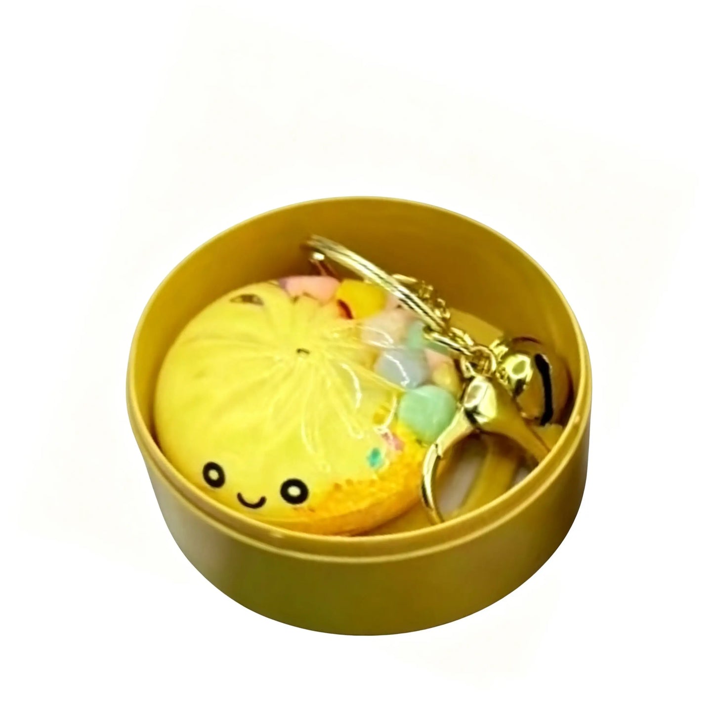 Glow In The Dark Kawaii Bao Bun Keychain